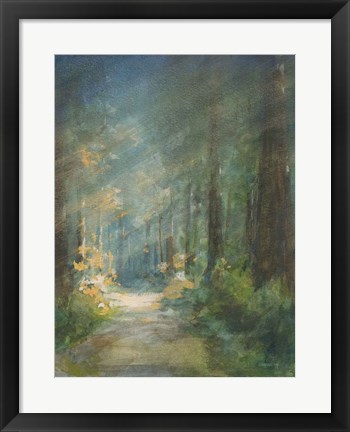 Framed Sun Soaked Redwoods Print