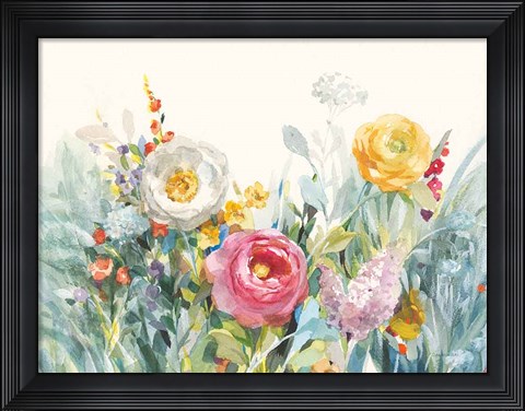 Framed Garden Fullness Print