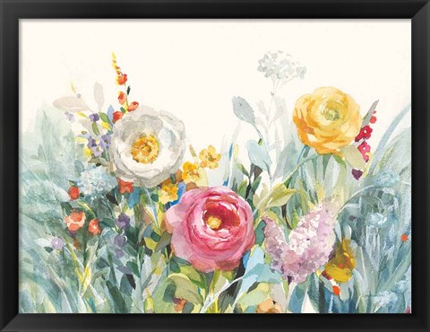 Framed Garden Fullness Print