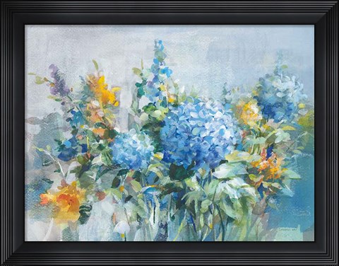 Framed August Garden Print