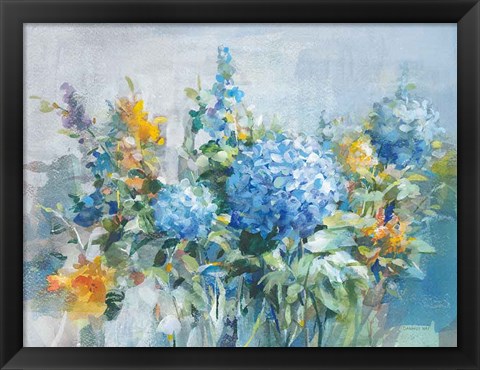 Framed August Garden Print