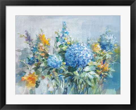 Framed August Garden Print