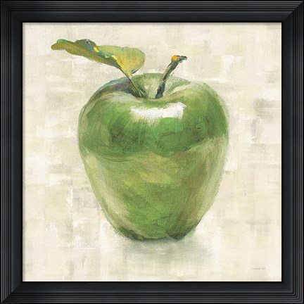 Framed Green Apple Print