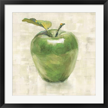 Framed Green Apple Print