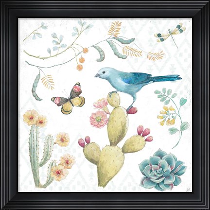 Framed Desert Beauties III Print