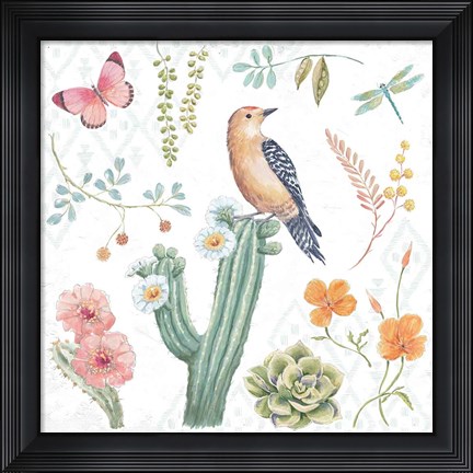 Framed Desert Beauties II Print