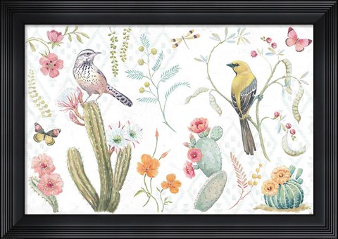 Framed Desert Beauties I Print