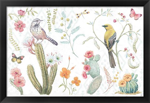 Framed Desert Beauties I Print