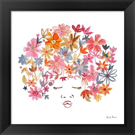 Framed Floral Beauties II Print