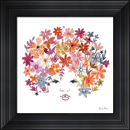 Framed Floral Beauties I Print