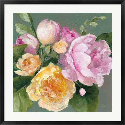 Framed June Bouquet Print