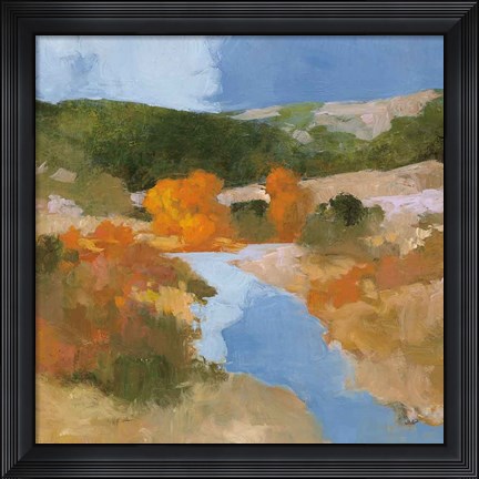 Framed Autumn in the West Sq Print