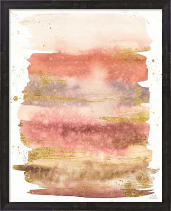 Framed Desert Blooms Abstract II Print