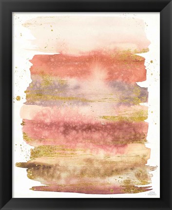 Framed Desert Blooms Abstract II Print