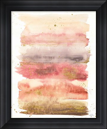 Framed Desert Blooms Abstract I Print