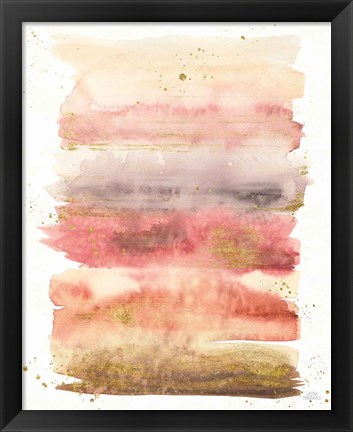 Framed Desert Blooms Abstract I Print