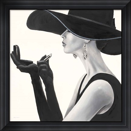 Framed Haute Chapeau II Print