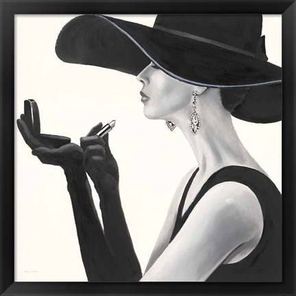 Framed Haute Chapeau II Print