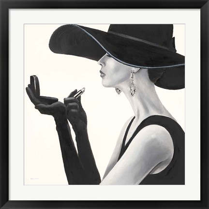 Framed Haute Chapeau II Print