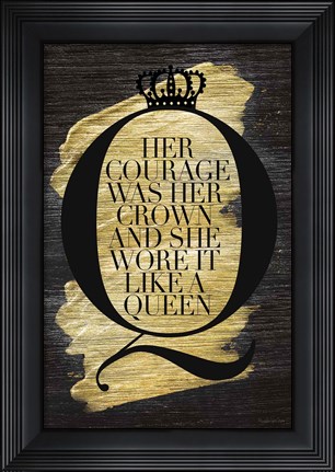 Framed Gilded Life I Print