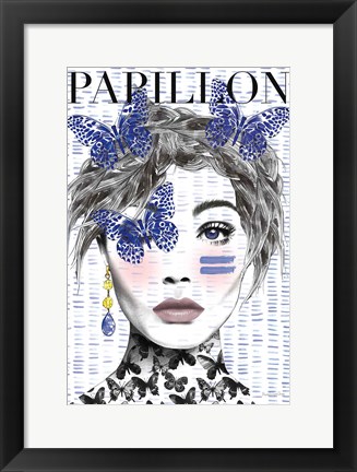 Framed Papillon Print