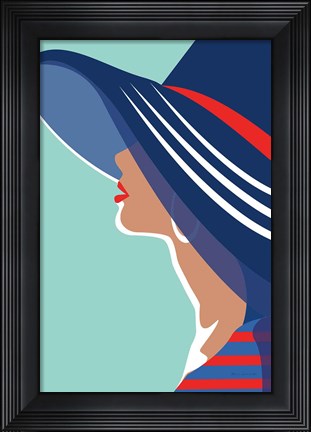 Framed Beach Chic IV Print