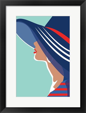 Framed Beach Chic IV Print