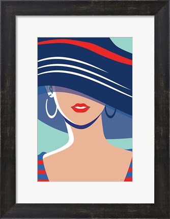 Framed Beach Chic III Print
