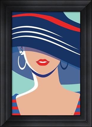 Framed Beach Chic III Print