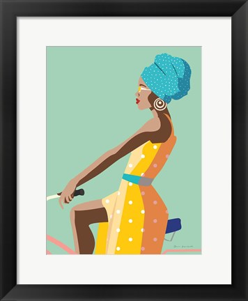 Framed Summer Girl II Print