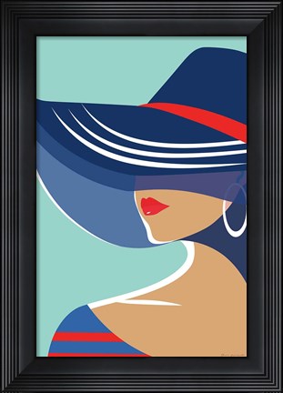 Framed Beach Chic II Print