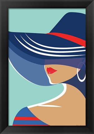 Framed Beach Chic II Print