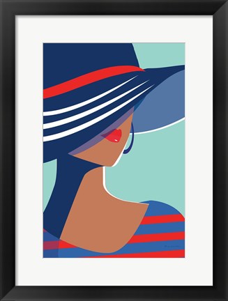 Framed Beach Chic I Print