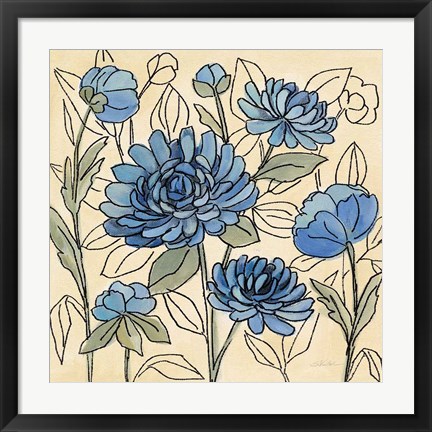 Framed Spring Lace Floral III Print