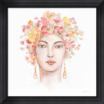 Framed International Woman III Print