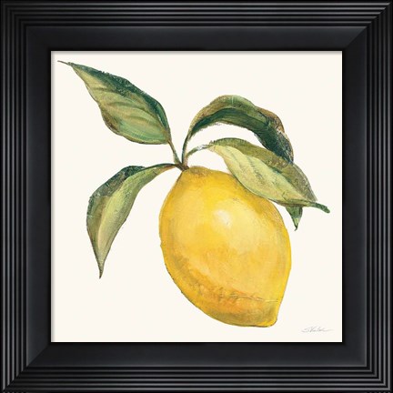 Framed Le Citron on Cream Print