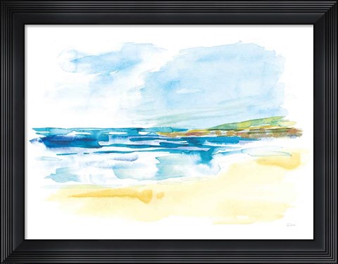 Framed Strand by the Bay Print
