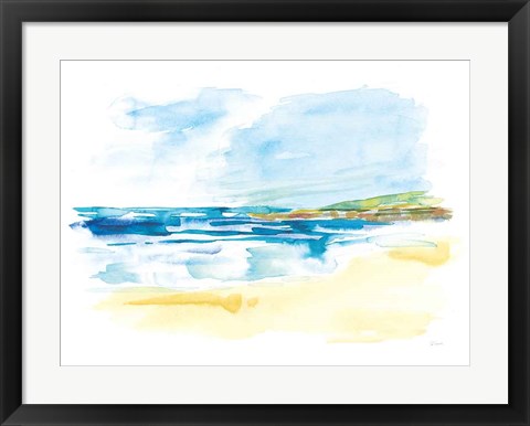 Framed Strand by the Bay Print