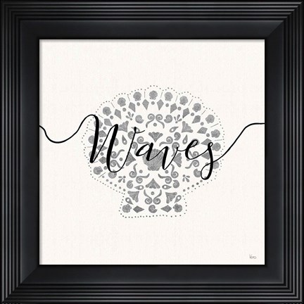 Framed Sea Charms III Silver Print