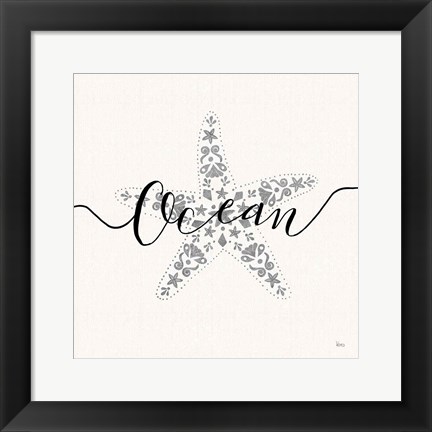 Framed Sea Charms I Silver Print