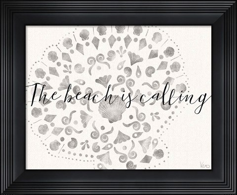 Framed Sea Charms V Silver Print