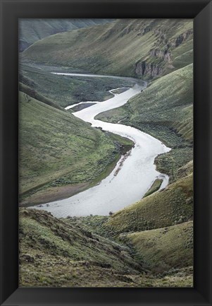 Framed John Day River Oregon II Print