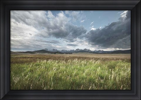 Framed Sawtooth Mountains Idaho Print