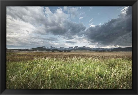 Framed Sawtooth Mountains Idaho Print