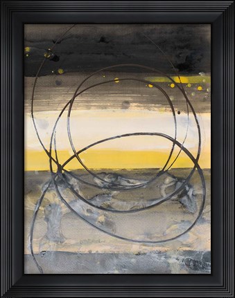 Framed Horizon Balance I Print
