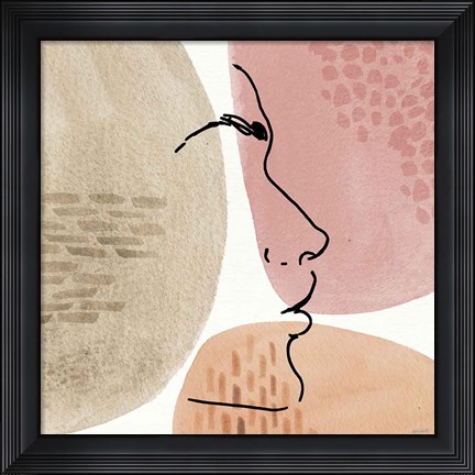 Framed Soft Figures VIII Print