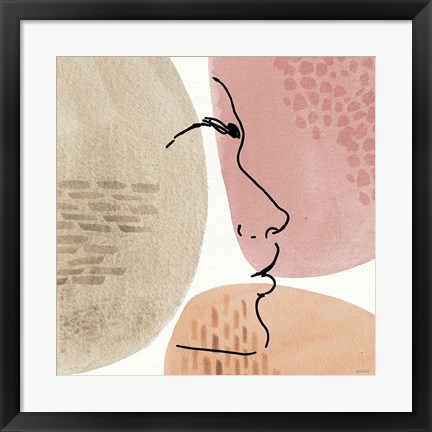 Framed Soft Figures VIII Print