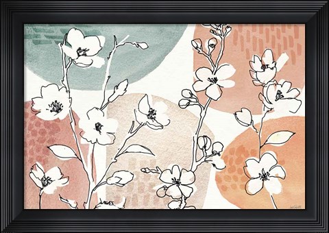 Framed Soft Figures I Print