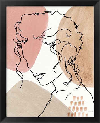 Framed Soft Figures VII Print