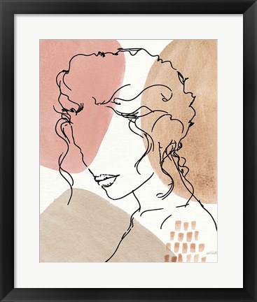 Framed Soft Figures VII Print